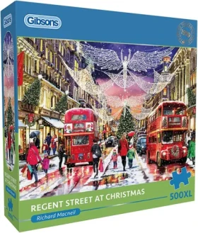 GIBSONS Puzzle Vianočné Regent Street XL