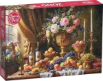 Cherry PAZZI Puzzle Barokový stôl