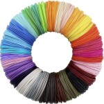 Kruzzel PLA 3D vlákna - filament - VEĽKÁ SADA 30 x 10 m celkom 300 m 19877
