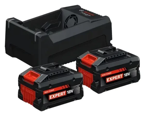 BOSCH Expert 1600A0373P / Štartovacia sada 2x EXBA18V-55 5,5 Ah + nabíjačka GAL 12V/18V-80 / AMPShare Alliance (1600A0373P)
