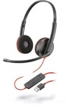 Plantronics BLACKWIRE 3220 čierna / náhlavná súprava / USB-A / 2.2 m (209745-101)