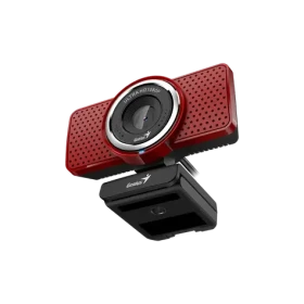 Genius ECam 8000 červená / Webkamera / 1920x1080 / USB 2.0 / mikrofón (32200001409)