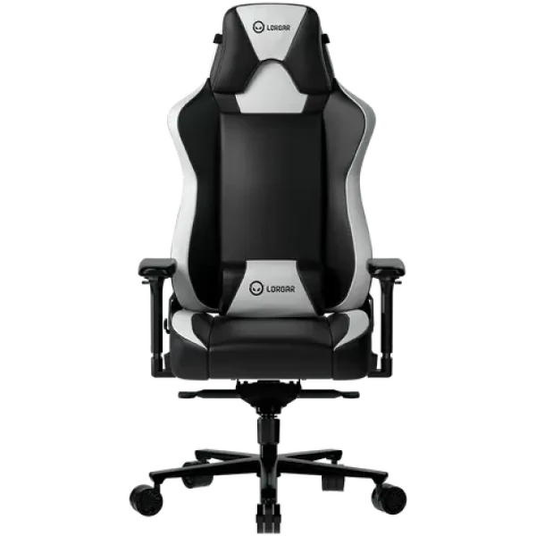 LORGAR Base 311 čierno-biela / Herná stolička / nastaviteľná / syntetická koža / pojazdové kolieska / nosnosť 150 kg (LRG-CHR311BW)