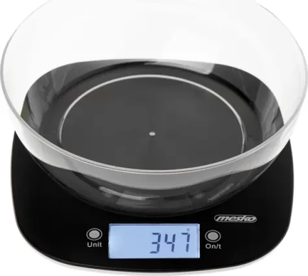 Mesko Kuchynská váha s miskou / Kuchynská váha (MS 3179 black)