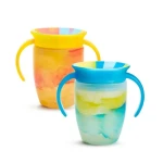 Munchkin Miracle 360° Tie Dye Cup Tropical 207 ml 6m + 2 ks, žltá a modrá (90349P)