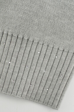 DÁMSKA ČIAPKA S MODALOVÝMI FLITRAMI CZ103 šedá 54-58