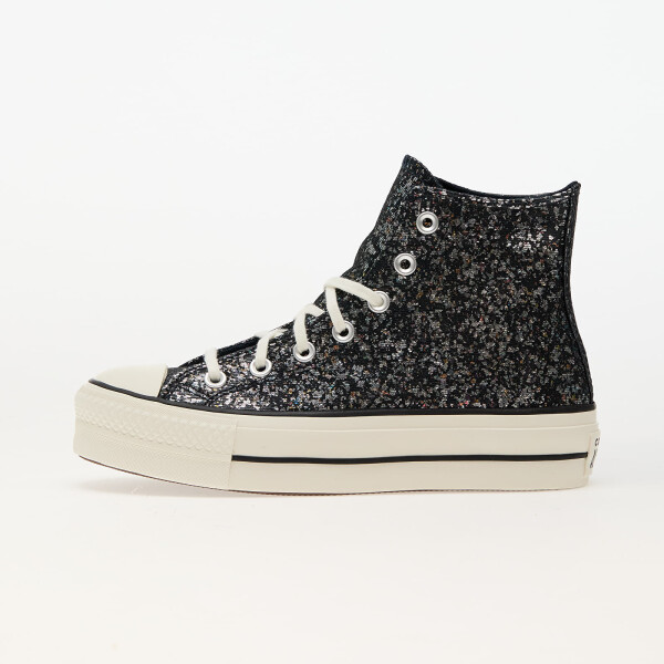 Tenisky Converse Chuck Taylor All Star Lift Platform Glitter Into The Void/ Egret/ Black EUR 40