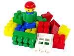 Mamido Farebné Stavebné Kocky K3 Malé s 30 Diely
