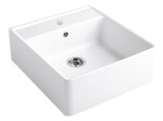 VILLEROY & BOCH - Keramický drez Single-bowl sink White alpin modulový 595 x 630 x 220 bez excentra 632061R1 2. akosť