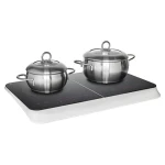 Medion LIFE MD18493 čierna / Dvojitá indukčná varná doska / 3500 W / 2x 20 cm / dotykové ovládanie (50079022)