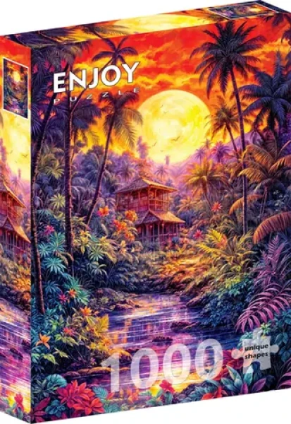 ENJOY Puzzle Súmrak v džungli