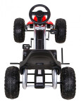 Mamido Detská šliapací motokára Monster Strong červená