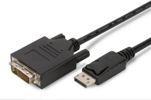 MicroConnect DisplayPort 1.2 - DVI-D Kábel MM / 1m / 6mm / Dual-Link / 1920 x 1080 / čierna (DP-DVI-MM-100)