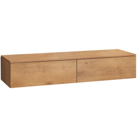 CERANO - Kúpeľňová skrinka pre umývadlá na dosku Noira - dub medový - 120x28x48 CER-8050BD7614