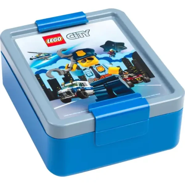 Lego City box na desiatu - modrá / 650 × 202 × 136 mm / od 3 rokov (6040521735)