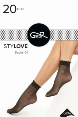 STYLOVE - PONOŽKY 01 nero UNI