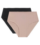 Dámske boxerky 2ks DIM BODY TOUCH HIGHWAIST BRIEF DIM čierne