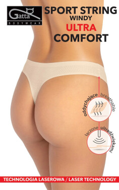 Športové tangá 41669 String Windy Ultra Comfort - Gatta M tělová
