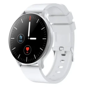 Canyon Badian SW-68 strieborná / Chytré hodinky / 1.28 "TFT / snímač tepu / BT 5.0 / IP68 / Multi-šport / Android a iOS (CNS-SW68SS)