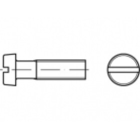 TOOLCRAFT TO-5385291 skrutky s valcovou hlavou M6 25 mm drážka ocel glavanizované zinkom 500 ks; TO-5385291