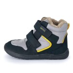 Chlapčenské zimné barefoot topánky PRO-tex GERO BLACK - 35