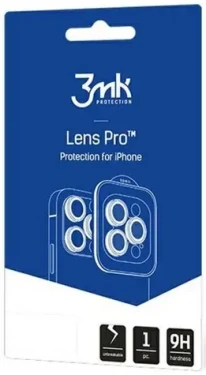 3mk Lens Pre ochrana kamery pre Apple iPhone 15 Blue (5903108530941)