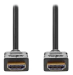 Nedis HDMI kábel čierna / Kábel HDMI / High Speed / Ethernet / pozlátené konektory / 1,5 m (CVGL34060BK15)