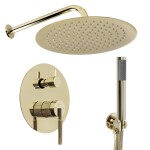 REA - Podomietková sprchová sada Argon Gold + BOX REA-P6538