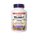 Webber Naturals Vitamín C 500 mg natural oranžová 120 tbl (17745)