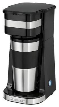 Clatronic KA 3733 / Kávovar na 1 šálku / 400 ml / trvalý filter / dvojitá stena šálky (263881)