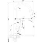INVENA INVENA - FARSALA Drezová batéria chróm BZ-40-U01-S