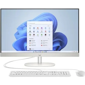 HP 24-cr0002nc AiO biela / 24 FHD / AMD Ryzen 5 7520U 2.8GHz / 16GB / 512GB SSD / AMD Radeon / W11H (8E4M6EA)