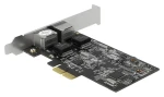 DeLock / Sieťová karta / PCI Express x2 / 2x RJ45 2,5 Gigabit LAN / RTL8125 (89530)
