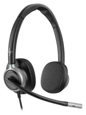 HP Poly Mission 625 čierna / Slúchadlá s mikrofónom / USB-C / 2 m kábel / Handsfree tlačidlá (C01C6AA)