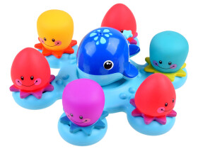 Mamido Veľryba a chobotničky hračka do kúpeľa