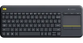 Logitech K400+ Dark / Bezdrôtová klávesnica s touchpadom / CH layout / 2.4 GHz (920-007133)