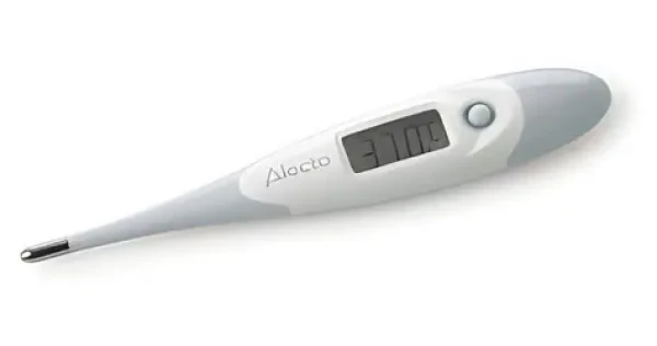 Alecto BC20 modrá / Digitálny teplomer / ohybná špička / rektálne meranie / auto vypnutie (BC20BU)