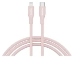 Canyon CLNM60SC10 ružová / Nabíjací kábel / USB-C - Lightning / MFi / 60W / 1m (CNS-CLNM60SC10PS)