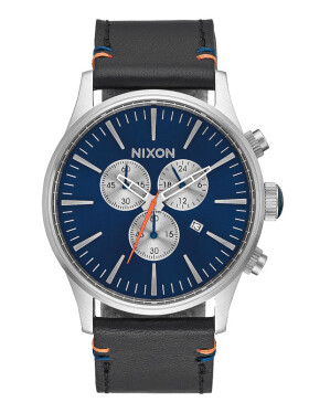 Nixon SENTRY CHRONO LEATHE BLUESUNRAY pánske hodinky analógové