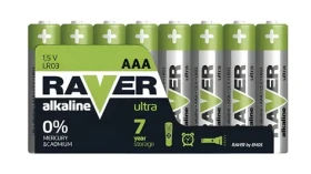 Raver B79118 / Alkalická batéria AAA (LR03) / 8 ks (440410065091)