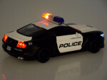 Mamido Auto kovové polícia Ford Shelby GT350 mierka 1:32 svetla majáky