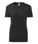 Klasické nové tričko ebony gray S