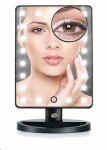 RIO 21 LED Touch Dimmable Cosmteic Mirror / Kompaktné kozmetické zrkadlo / 1x a 10x zväčšenie / stmievacie (RIO-MMSP)