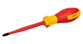 BOSCH Izolovaný skrutkovač PZ2x125 mm / Skrutkovač / Pozidriv / Izolácia do 1000 V (1600A02ND2)