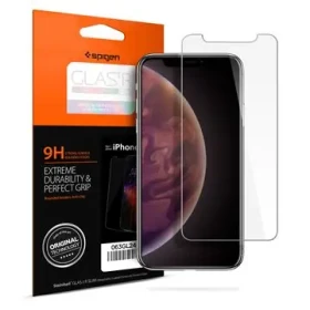 Spigen GLAS.tR Slim HD ochranné sklo pre Apple iPhone XS amp; X (063GL24514)