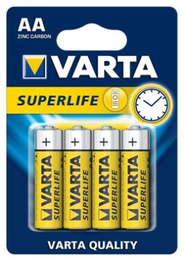 Varta Superlife Batéria AA / 1.5V / zinko-uhlíková / 4 ks / v blistri (2006101414)