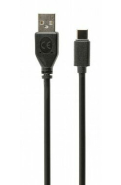 Gembird USB 2.0 A (M) - USB-C (M) kábel 1 m čierna (CCP-USB2-AMCM-1M)