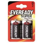 Eveready Super Batéria - Veľký monočlánok D 2 ks (blister) (7638900083613)