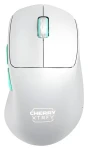 Cherry Xtrfy M64 Wireless biela/tyrkysová / Bezdrôtová herná myš / optická / 26000 DPI / 2.4 GHz / 53 g (CX-M64W-WHITE)