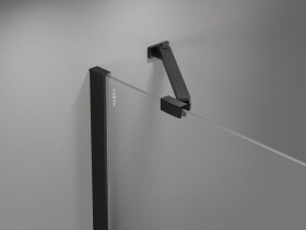 MEXEN - Mist sprchové dvere krídlové ľavé 75, čierna dekor, čierna 8A4-075-000-70-77-L